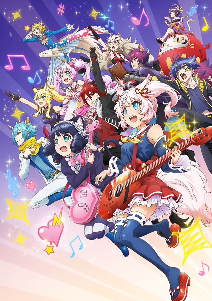 Show by Rock!! Stars!! Key Visual : r/anime